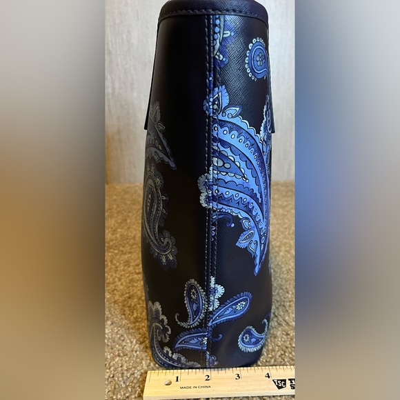 Michael Kors Emry Paisley Leather Medium Tote - Picture 13 of 13